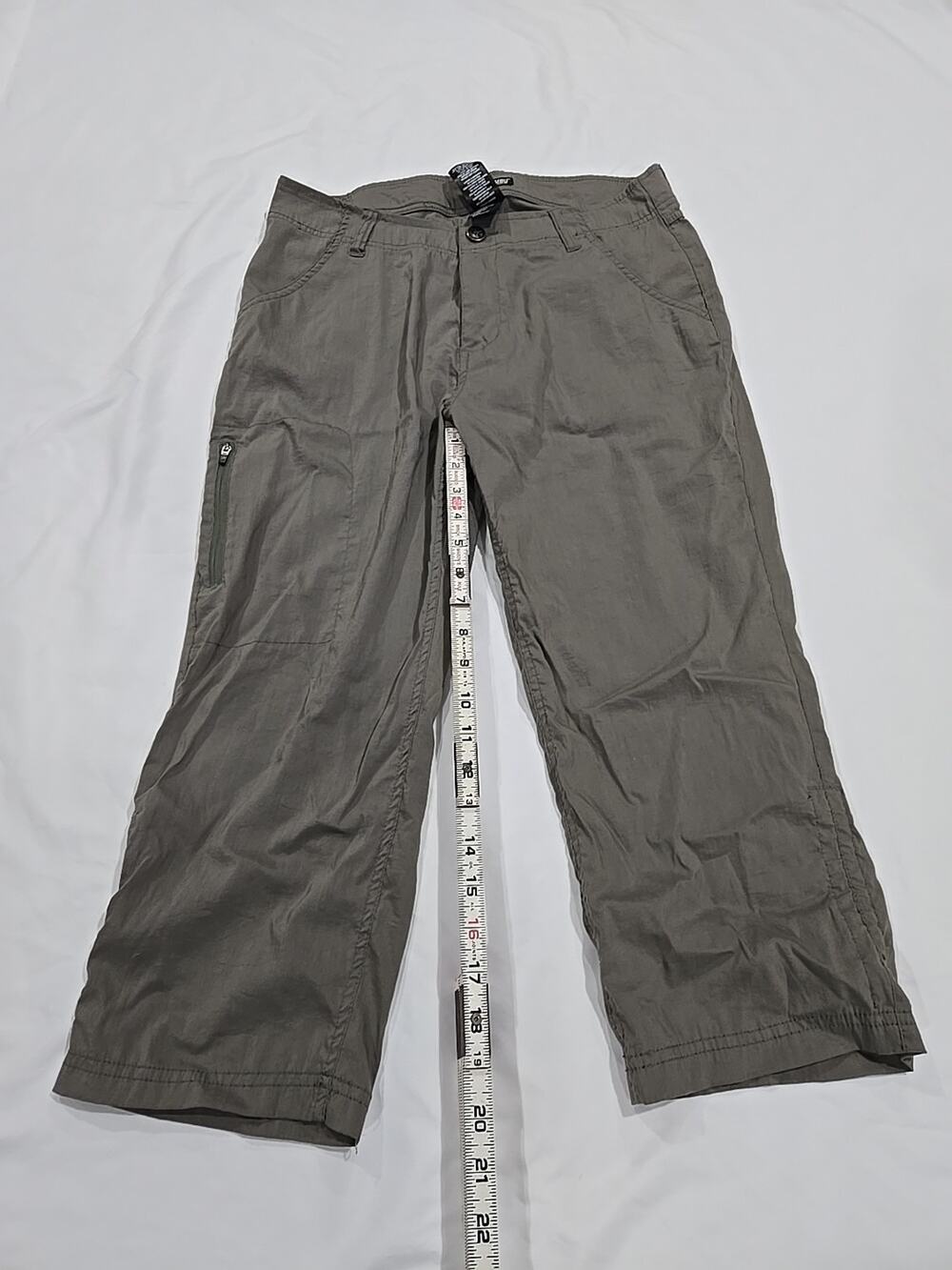 Khombu Women's Capris Gray Medium